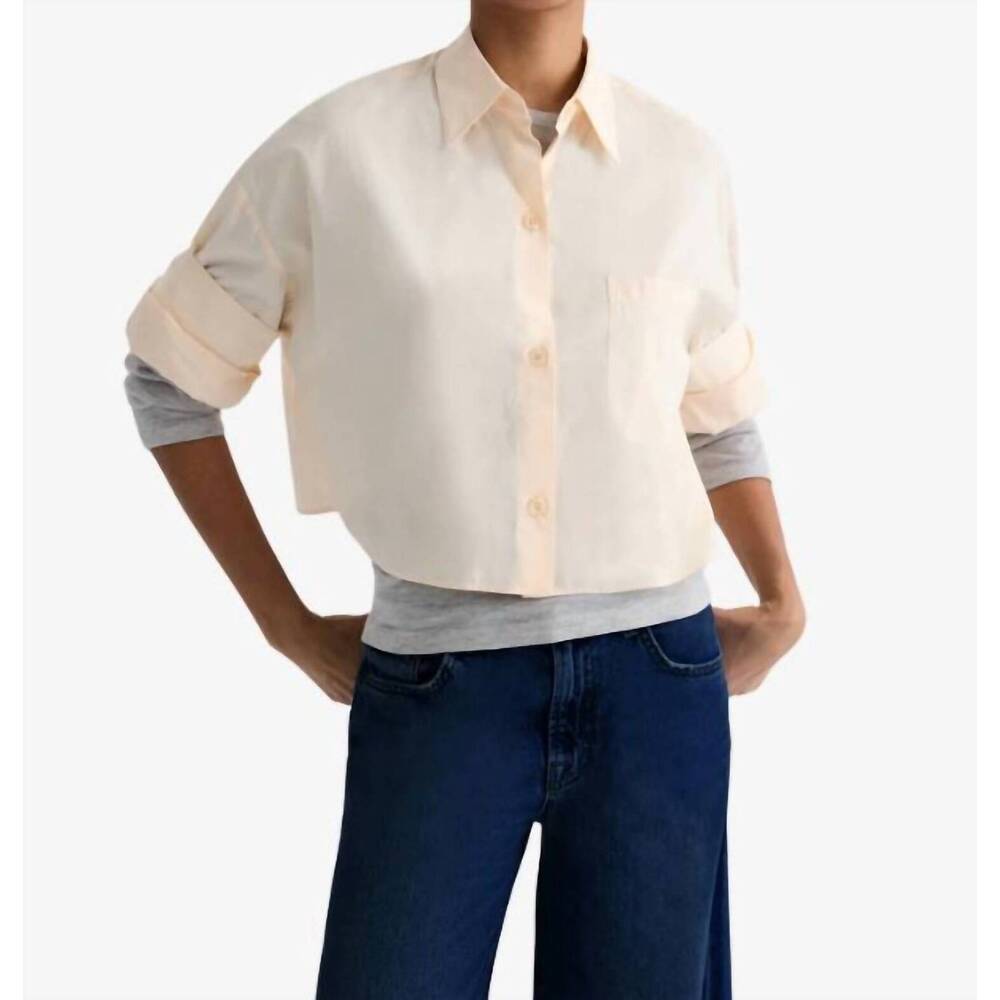 NEW TWP next ex shirt in creme de peche